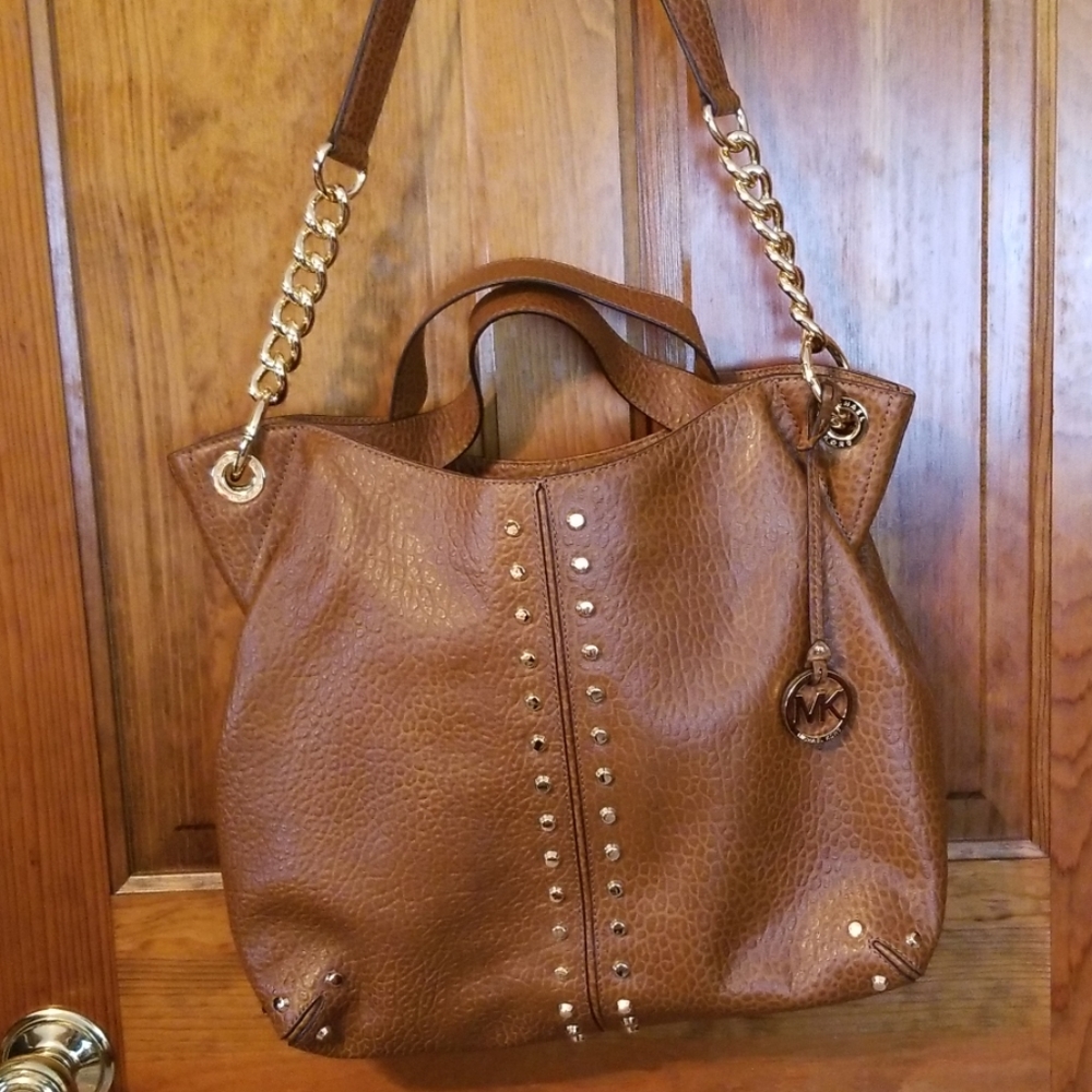MK leather handbag